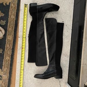 STUART WEITZMAN LEATHER 50/50 OVER KNEE BOOTS